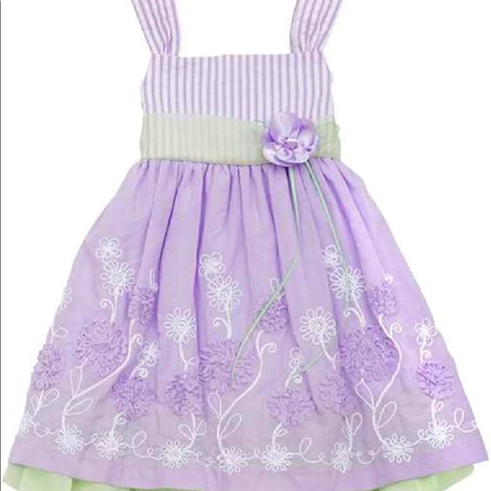 Rare Editions lilac toddler girl dress.  2t NWT